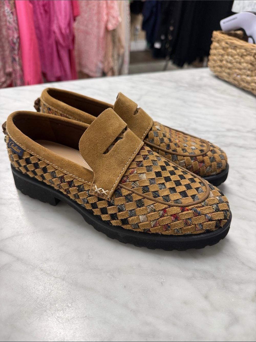 Cole Haan X Pendleton NWOT Geneva Penny Loafer Size 7.5 in Acadia Plaid